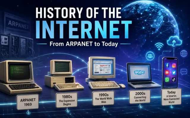 History of the Internet: From ARPANET to Today