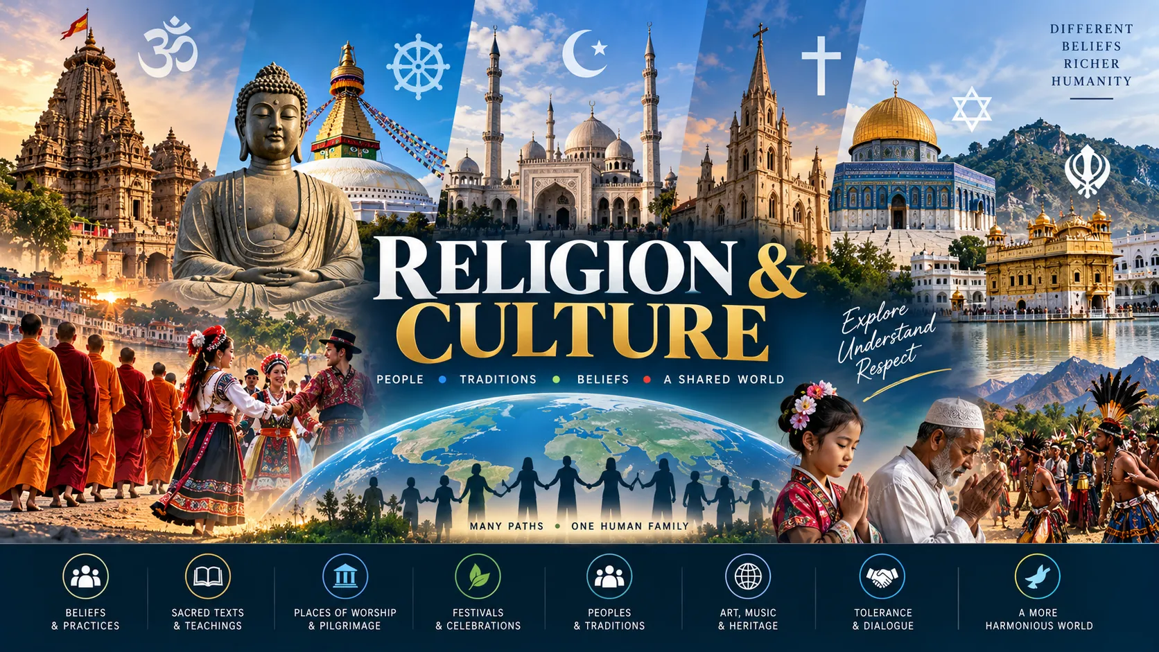 Religion & Culture: Meaning, Differences, Examples and Study Guide
