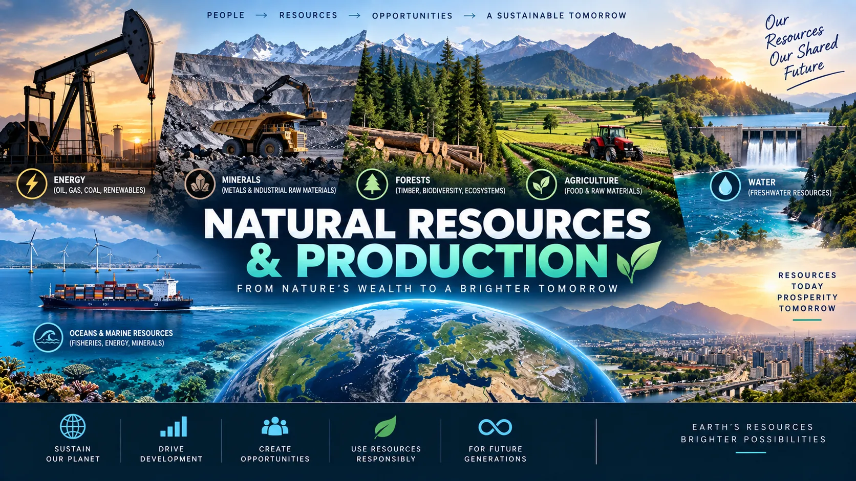 Natural Resources & Production: Complete Study Guide